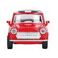 Pikkukuva 8 / 8: 1/32 Vetopeltiauto Simuloitu Söpö Seosajoneuvomalli Lelu Avattavilla Ovilla Automallikokoelman Koriste-esineille Punainen