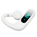 Pikkukuva 7 / 8: Bluetooth kuuloke V5.3 melua vaimentava hands free -kuuloke Ultrakevyt kannettava 180 astetta pyörivä mikrofoni yrityksille valkoinen