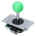 Miniatyrbilde 4 av 8: QM070901 Arkadespill Joystick Sett Null Forsinkelse Arkadespill DIY Kit Deler med Encoder Kort 10 Knapper Joystick for MAME Grønn