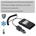 Miniatyrbillede 7 af 8: Bilbatterieliminator til ICOM Radio IC V80 IC V80E IC F3003 IC F4003 IC T70E