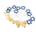 Pikkukuva 6 / 8: LED Hanukkah-valosarja, kuusikulmainen tähti, keijukaisvalo, 3 metriä, 20 LED-valoa, koristevalot