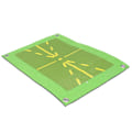 Miniatyrbillede 5 af 8: Træningsmåtte til slagdetektering med svingbane visuel feedback skridsikker klarere divot impact måtte