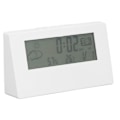 Miniatyrbild 6 av 8: Digital väckarklocka Snooze-funktion LCD Tid Datum Temperatur Fuktighet Display Sängbord Elektronisk klocka med ljus Vit