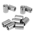 Miniatyrbilde 2 av 8: 10 stk runde koblingsmuttere 304 rustfritt stål hunngevind sylindrisk koblingsmutter for reparasjon