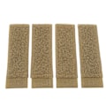 Miniatyrbillede 6 af 8: 4 stk. Hook and Loop Patch Nylon Hook and Loop Molle Fastgørelsespude til Træningsvest Jagt Skydespil Khaki