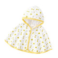 Miniatyrbilde 2 av 8: Baby Cape Cloak Sommer Pustende Hette Blemme Crepe Solbeskyttelse Baby Cloak for Småbarn M Lengde 13in