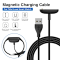 Miniatyrbillede 7 af 8: Magnetisk USB-opladerkabel Kompatibel til Fitbit Luxe Armbånd Oplader Datakabel 100CM Strap Oplader Kompatibel til Fitbit Luxe Smart Watch