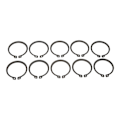 Miniatyrbillede 5 af 8: 50 STK 1,8 mm Tykkelse AC Kompressor Kobling Snap Ring Jern Passer til 508 V5 AC Kompressor Koblingsaksel