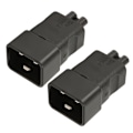 Miniatyrbillede 4 af 8: 2 stk IEC320 C20 til IEC320 C6 strømadapter Professionel C20 til C6 strømstikadapter til bærbar PDU Server UPS-stik 250V
