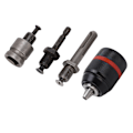 Pikkukuva 7 / 8: Poratonistukka avaimeton itsekiristävä 1/2 tuumaa 2-13 mm puristusalue Pikavaihtotyökalu Pyöreä 58 mm pituus