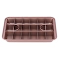Miniatyrbilde 1 av 8: Brownie-stekebrett i høykarbonstål, donutkakeform i non-stick, brownieform for kjøkken og dessertbutikk