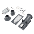 Miniatyrbilde 3 av 8: 40 mm RC båtjetpumpe thruster RC båtthruster jetpumpesett med 775 børstet motor grå