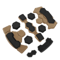 Miniatyrbilde 8 av 8: Hjelmpolstringssett Memory Foam Pad Beskyttelsesmatte Universal Motorsykkel Sykkel Sykkelputer Vanntett ørkenfarge