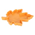 Miniatyrbillede 5 af 8: Vandskål til krybdyr i form af et løv - Plastikfoderskål til gekkoer, firben, edderkopper, skildpadder - Gul
