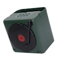 Miniatyrbilde 4 av 8: Karaokemaskin med to mikrofoner, bærbar LED Bluetooth-høyttaler for bursdag, hjemmefest, grønn