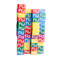 Pikkukuva 8 / 8: 45 kpl Tumbling Blocks - Muoviset, Kestävät, Vakaat, Moniväriset, Rakennuspelit Lapsille