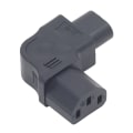 Miniatyrbillede 2 af 8: 4 stk IEC320 C8 til IEC320 C13 strømadapter retvinklet IEC320 C8 til C13 90 graders strømadapter 250V 2500W