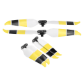 Pikkukuva 8 / 8: Värikkäät Propeller Drone Low Noise Props -potkurit Mavic Air 2/Air 2S -tarvikkeille (keltainen musta)