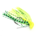 Miniatyrbilde 5 av 8: Pilblad spinnerbait Anti hengende bunnfiske lokke spinner agn for fersk havabbor Gul
