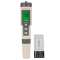 Miniatyrbillede 1 af 8: 4-i-1 EC/TDS/Salinitets/Temperatur Tester Multifunktionel Vandkvalitetstester til Akvarium