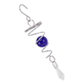 Miniatyrbillede 8 af 8: 2 stk. Gazing Ball Spiral Hale Vind Spinner Stabilisator Rustfrit Stål Spiral Vindspil til Udendørs Blå