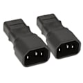 Miniatyrbillede 8 af 8: IEC320 C14 til C9 strømadapter han til hun 6A 250V strømstikadapter til PDU server UPS stik 2 stk.
