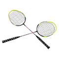 Miniatyrbilde 7 av 8: 1 Par Grønt Badmintonsett - Stilig, Lett, Komfortabelt Grep, Sklisikkert Badmintonracket