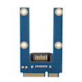 Pikkukuva 2 / 7: mSATA - SATA -sovitinkortti Mini SATA - 7pin SATA MPCIe -laajennus SATA vaakasuuntainen