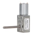 Pikkukuva 1 / 8: Matovaihde DC-moottori, itselukittuva, M6-pää, pyörivä akselin kierre, nopeuden alennus, DC-vaihdemoottori, DC12V, 90RPM