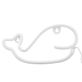 Miniatyrbillede 2 af 8: Neon Lys Hval Form LED Neon Skilt Lampe Hjem Soveværelse Fest Ferie Dekoration Fødselsdag Gave Blåt Lys