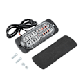Miniatyrbilde 1 av 8: Ultratynn Strobelampe Universal Advarselslampe 9~30V Varebil Bil IP66 Blinkende Nødlys (Tilfeldig)
