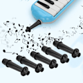 Miniatyrbillede 5 af 7: 5 STK Universal lige mundstykke erstatningspas til K-05 32-key 37-key Pianica Melodica