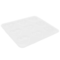 Miniatyrbillede 5 af 8: 3 stk. Hjerteformet form DIY bageform 9-huls kagefremstillingsform værktøj til hjemmebrug