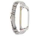 Miniatyrbillede 5 af 8: Udskiftningsrem til Xiaomi Mi Band 6 Smartwatch Bands Metal Udskiftningsrem Armbånd Hvid
