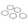 Miniatyrbilde 3 av 8: 5 stk. 304 Rustfritt Stål Runde O-Ringer Flerbruks Sømløs Sveiset Metall O-Ring for Seiling Dykking 5x20mm