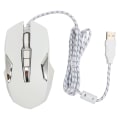 Miniatyrbilde 1 av 8: RGB Gaming Mouse 7200 DPI Programmerbare knapper Bakgrunnsbelysning Programvarestøtte DIY Rapid Fire Button USB Wired Game Mouse White