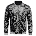 Miniatyrbilde 1 av 8: Herre Sequin Bomber Jakke for Stilig Fester M Svart