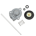 Miniatyrbillede 8 af 8: 6 stk. Forgaser Accelerator Pump Membran Kit Plast Metal Udskiftning til CRF450R CRF450X Z155