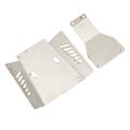 Miniatyrbillede 7 af 8: 0,8 mm rustfri stål chassisbeskyttelse til TAMIYA CC01 RC bil beskyttelsesplade