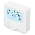 Miniatyrbilde 6 av 8: Digital temperaturregulator LCD-skjerm Programmerbar termostat for kjele Hvit 30‑230VDC