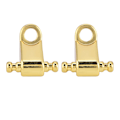 Miniatyrbild 5 av 8: 2PCS Roller String Tree Retainer med skruvtillbehör för elgitarrbas (guld)