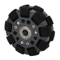 Miniatyrbillede 4 af 8: 100 mm Robot Omni Directional hjul med centerleje Robothjul udskiftning til robotbil