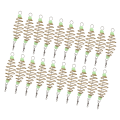 Miniatyrbilde 5 av 8: Olivenform Fjærfiskeutstyr Agn Kobberlegering Coil Inline Feeder lokker Bur