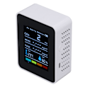 Miniatyrbillede 7 af 8: Hvid infrarød CO2-detektor Realtime-aflæsning Nøjagtig kuldioxidtemperatur Fugtighed Luftkvalitetsmonitor Meter