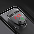 Miniatyrbild 4 av 8: G13 Bärbar Bil MP3-spelare Bluetooth FM-sändare Handsfree Samtal Biltillbehör Svart