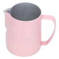 Miniatyrbilde 4 av 8: Melkeskummerkopp 304 Rustfritt Stål Tykk Kaffe Latte Melkekanne 600ml Rosa
