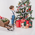 Miniatyrbilde 5 av 5: 6 cm 20 stk. forgylte kuler, malte julekuler, sett med julepynt, plastballer
