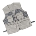 Miniatyrbillede 3 af 8: Militær Vest Holdbar Åndbar Multi Lomme Mesh Fiskevest til Udendørs Aktiviteter XXL Fransk Grå