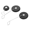 Miniatyrbillede 8 af 8: Landing Gear med Hjul til Wltoys XK A500 RC Flyvemaskine Fastvinge Flyvemaskine Reservedele Tilbehør Sort