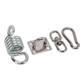 Miniatyrbilde 2 av 8: Heavy Duty huskehengere rustfritt stål huskesett for hengekøye stolmonteringssett for veranda i taket